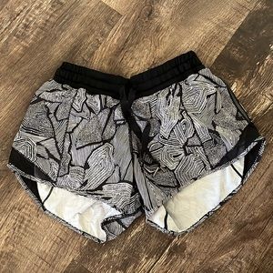 Lululemon hotty hot running shorts